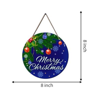 Merry Christmas Wall Hanging  Christmas Home Decor  Door Hanger  Christmas Wall Art Decor  Office Wall Decoration (Design 4)